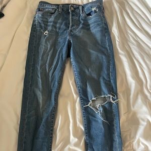 Levi high waist wedgie skinny jeans